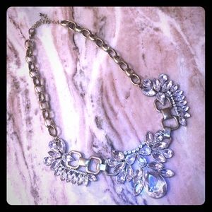 Brand New Crystal Diamond Accent Necklace